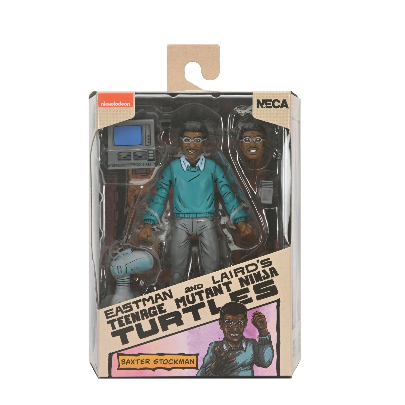 Figura neca teenage mutant ninja turtles mirage comics baxter stockman scale action 18cm Frikytopia