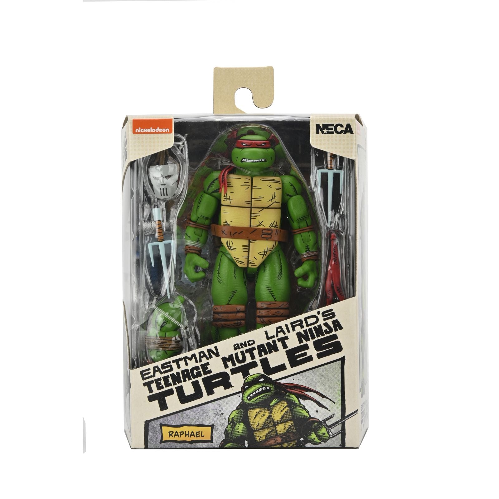 Figura neca teenage mutant ninja turtles mirage comics raphael scale action 18cm