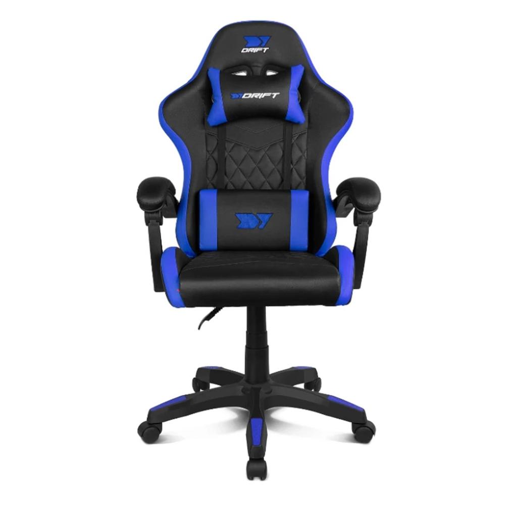 Silla gaming drift dr35 negra - azul Frikytopia