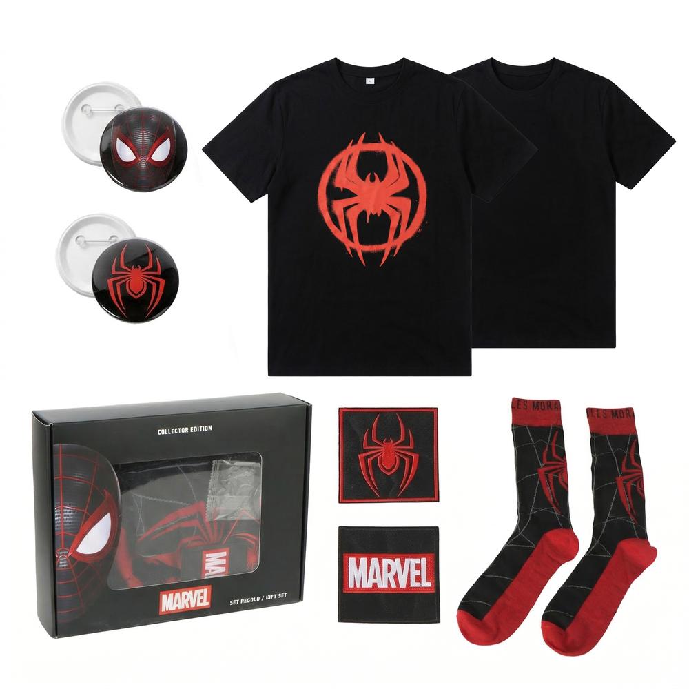 Camiseta corta single jersey set spiderman m