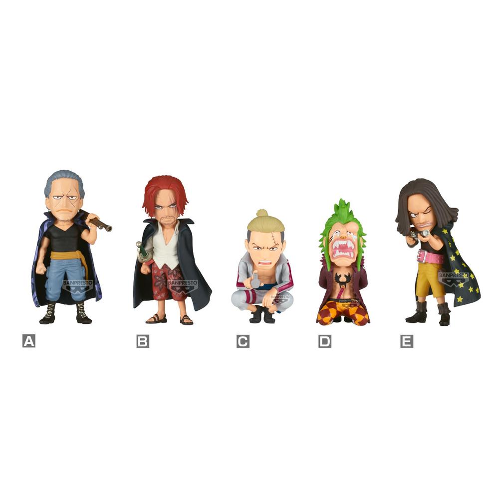 Figura banpresto one piece world collectable figure - red hair pirates vs bartolomeo -