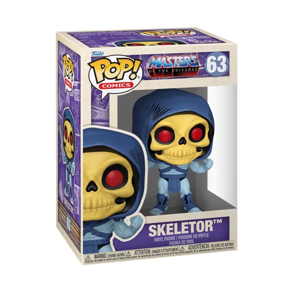 MOTU Vintage Figura POP! Comics Vinyl Skeletor 9 cm