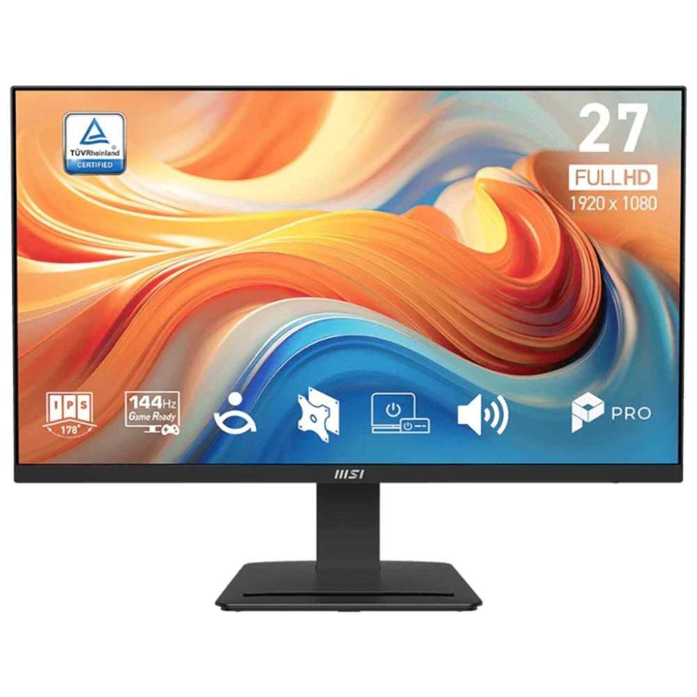 Monitor led 27 pulgadas msi pro mp273 e14a ips -  fhd -  dp -  hdmi -  vga -  144hz -  1ms Frikytopia