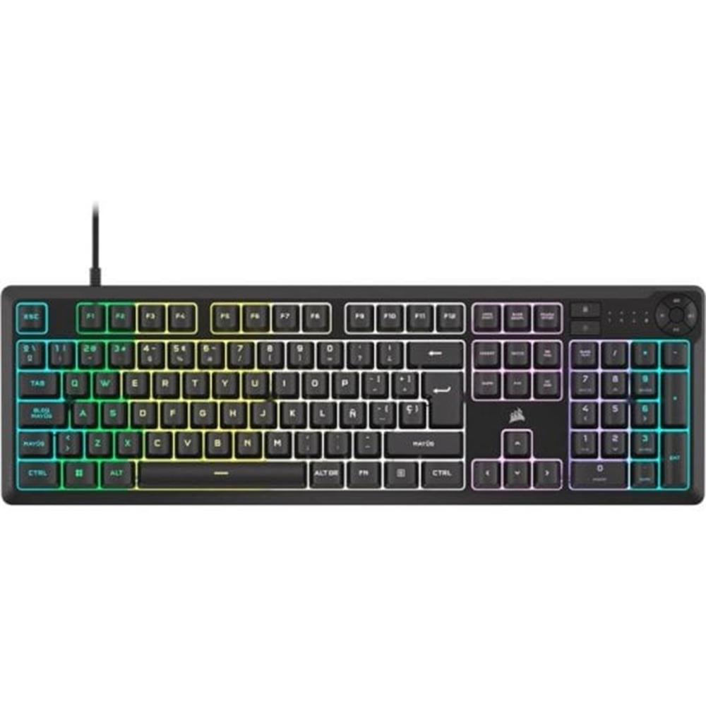 Teclado gaming corsair usb k55 core rgb Frikytopia
