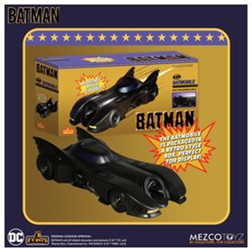 Figura mezco toyz dc universe batman 1989 5 points batmobile 9.5cm Frikytopia