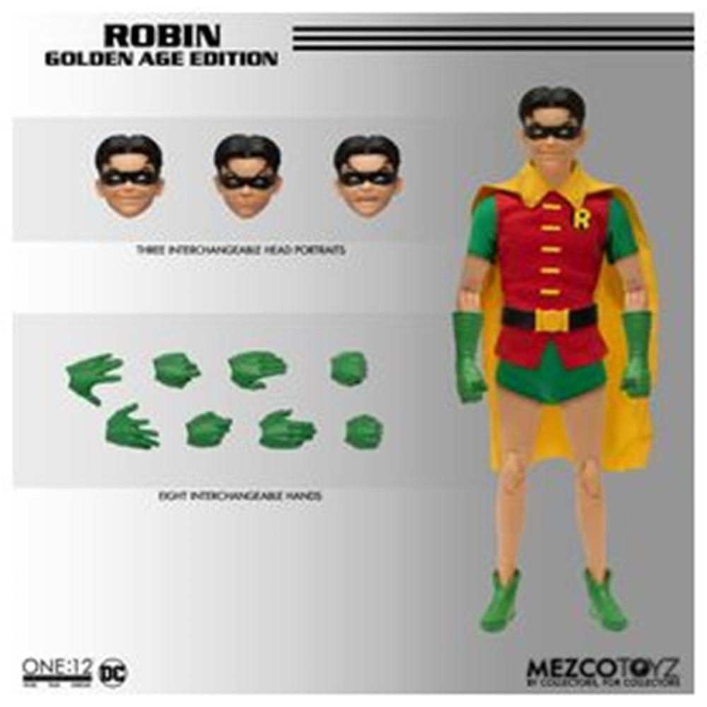 Figura mezco toyz dc universe one:12 collective robin golden age edition 28cm Frikytopia