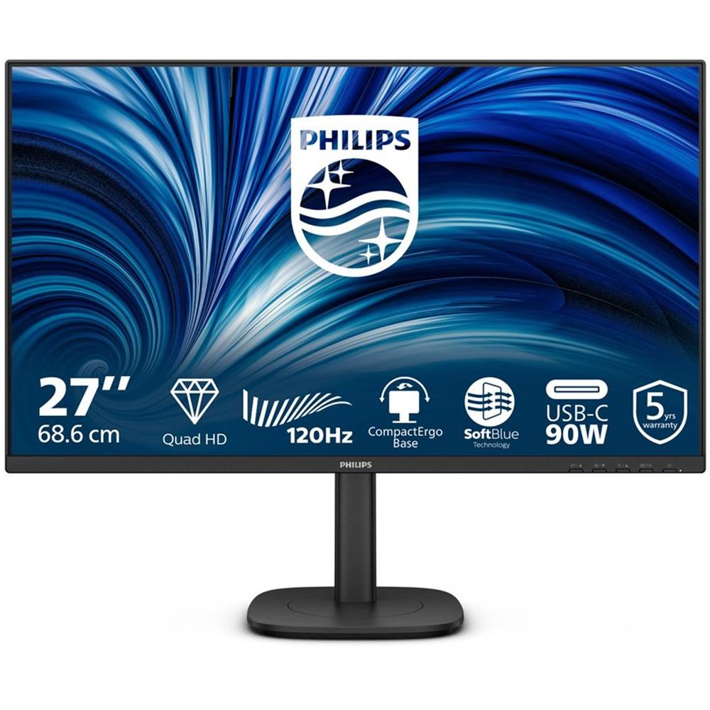 Monitor led 24 pulgadas philips 24b2u4301 - 00 ips -  fhd -  dp -  hdmi -  120hz -  4ms -  vesa 100x100 Frikytopia