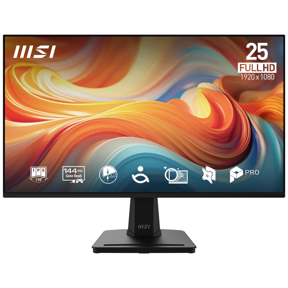 Monitor led 24.5 pulgadas msi mp251 e14l ips -  fhd -  dp -  hdmi -  vga -  144hz -  1ms -  vesa 100x100 Frikytopia