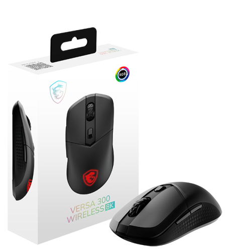 Raton inalambrico gaming msi versa 300 negro Frikytopia