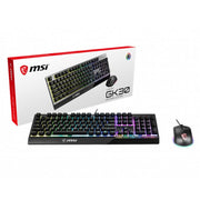 Teclado + raton gaming msi vigor ck30 negro