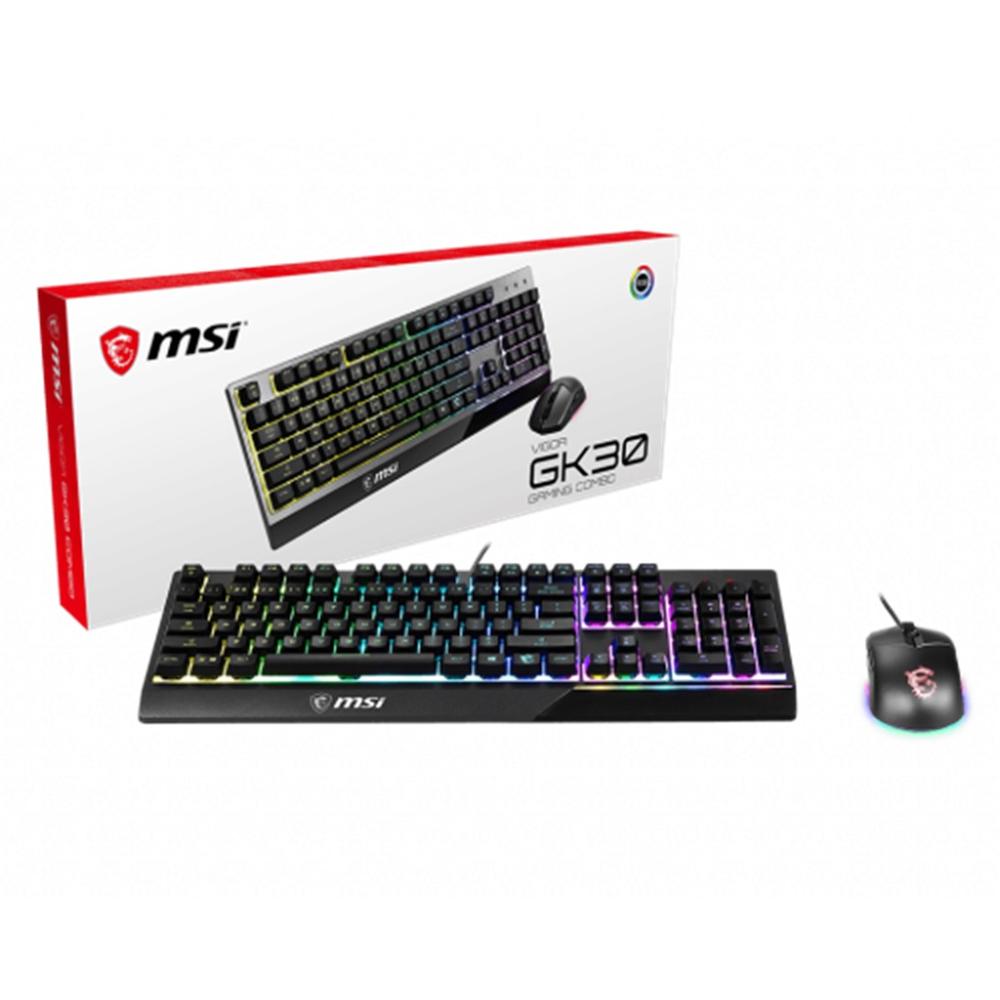 Teclado + raton gaming msi vigor ck30 negro Frikytopia