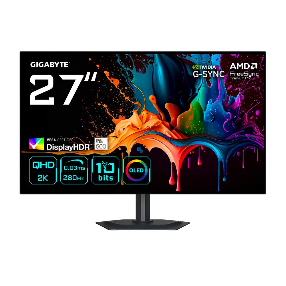 Monitor gaming gigabyte mo27q28g 27 pulgadas qhd 280hz Frikytopia