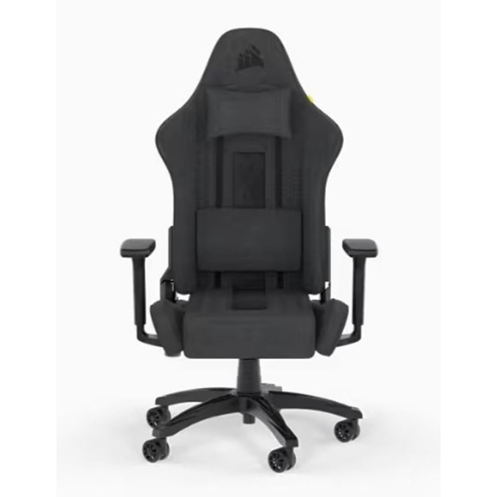 Silla gaming corsair tc100 relaxed fabric gris - negra Frikytopia