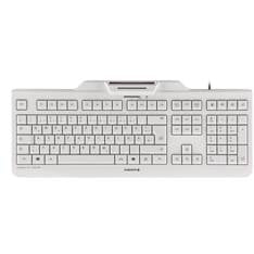 Teclado cherry kc 1000 sc lector de tarjeta chip integrado dni usb blanco Frikytopia
