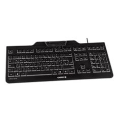 Teclado cherry kc 1000 sc lector de tarjeta chip integrado dni usb negro Frikytopia
