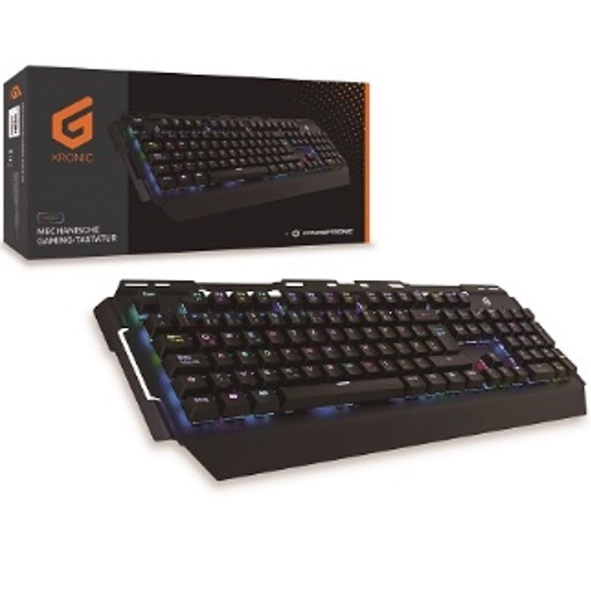 Teclado gaming conceptronic kronic01es mecanico rgb usb 8 teclas programables Frikytopia