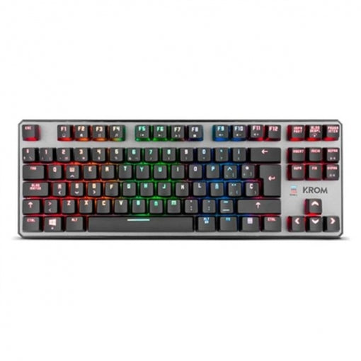 Teclado gaming krom kernel tkl rgb usb mecanico Frikytopia