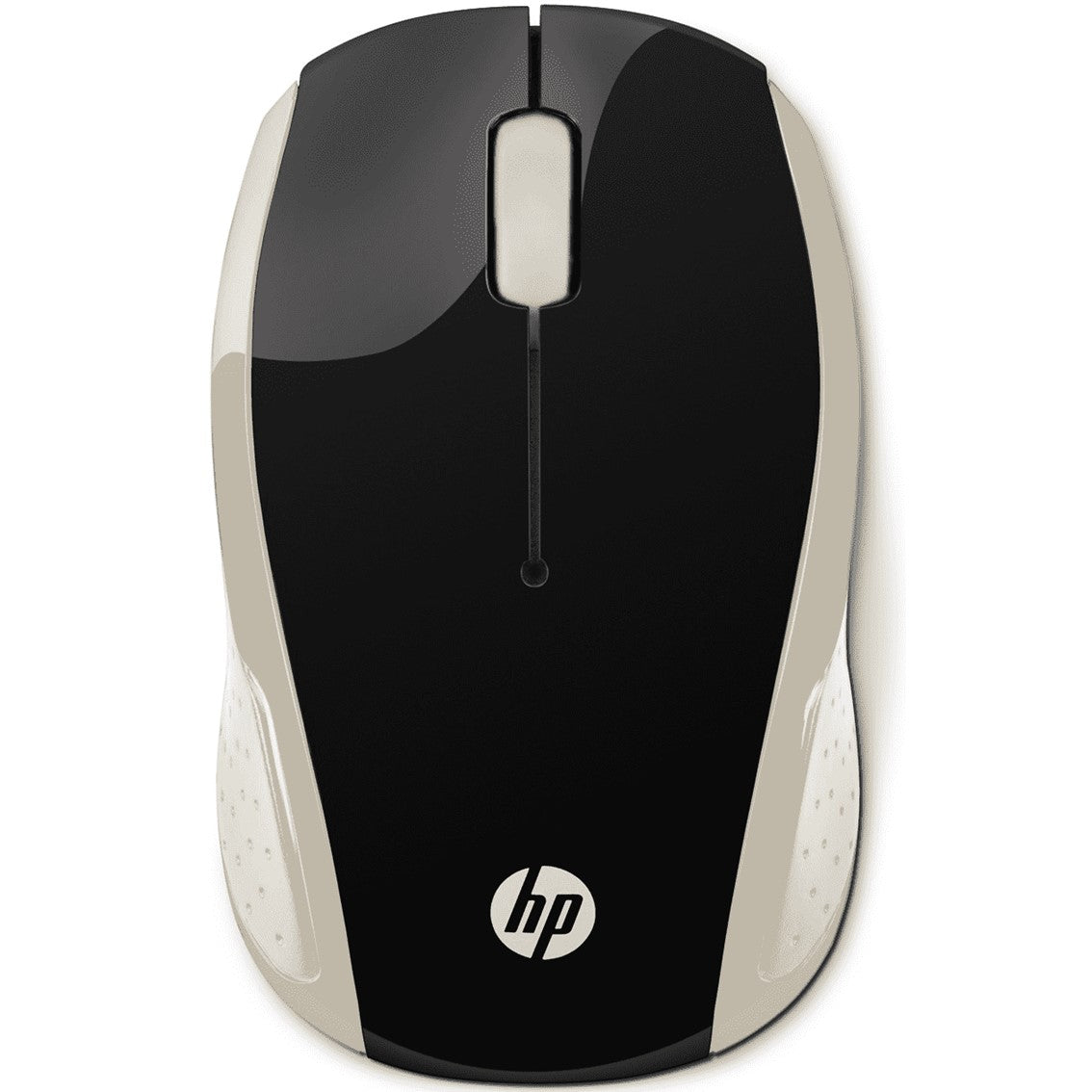 Raton inalambrico hp wireless 200 negro - oro Frikytopia