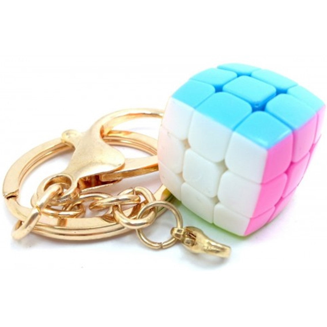 Cubo de rubik yj mini 2cm 3x3 con llavero Frikytopia