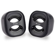 Altavoces 2.0 equip life mini 6w rms color negro jack 3.5 pulgadas alimetancion usb