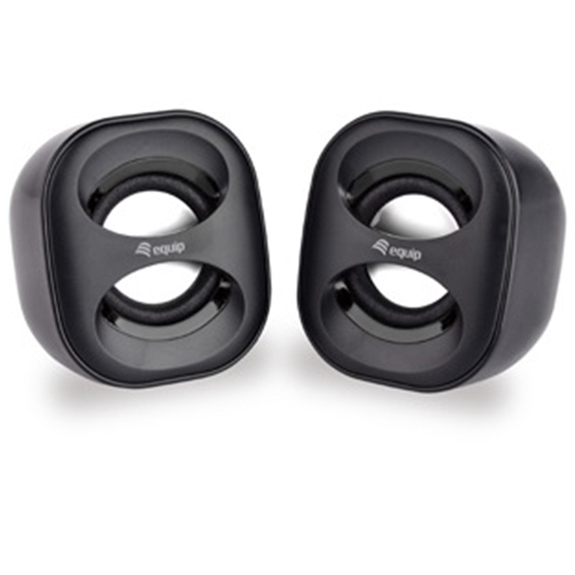 Altavoces 2.0 equip life mini 6w rms color negro jack 3.5 pulgadas alimetancion usb Frikytopia