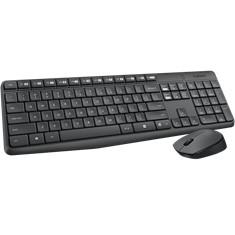 Teclado + mouse logitech mk235 wireless inalambrico frances Frikytopia