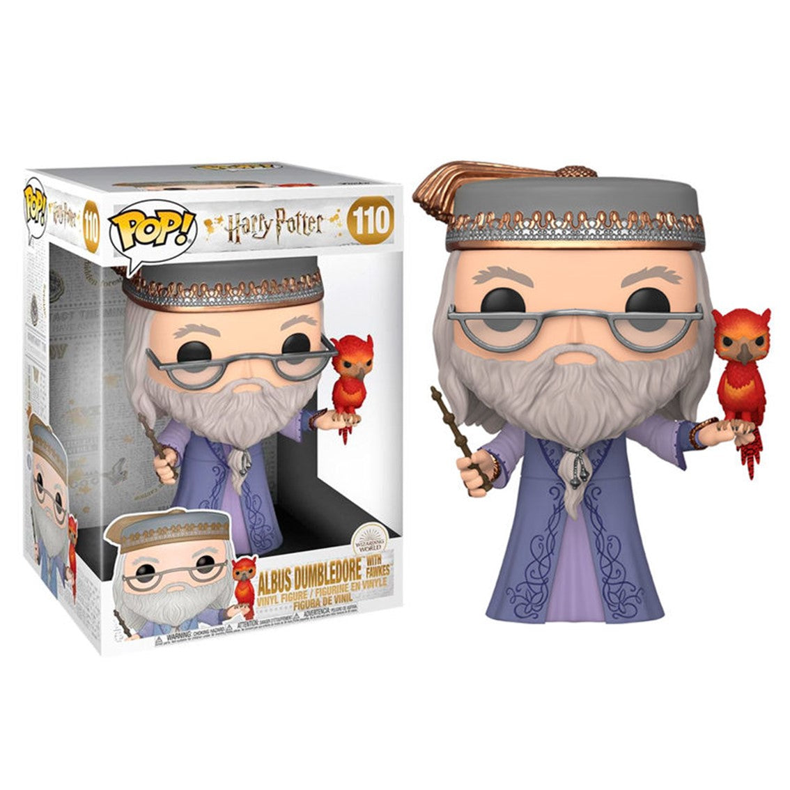 Harry Potter Super Sized POP! Movies Vinyl Figura Dumbledore 25 cm