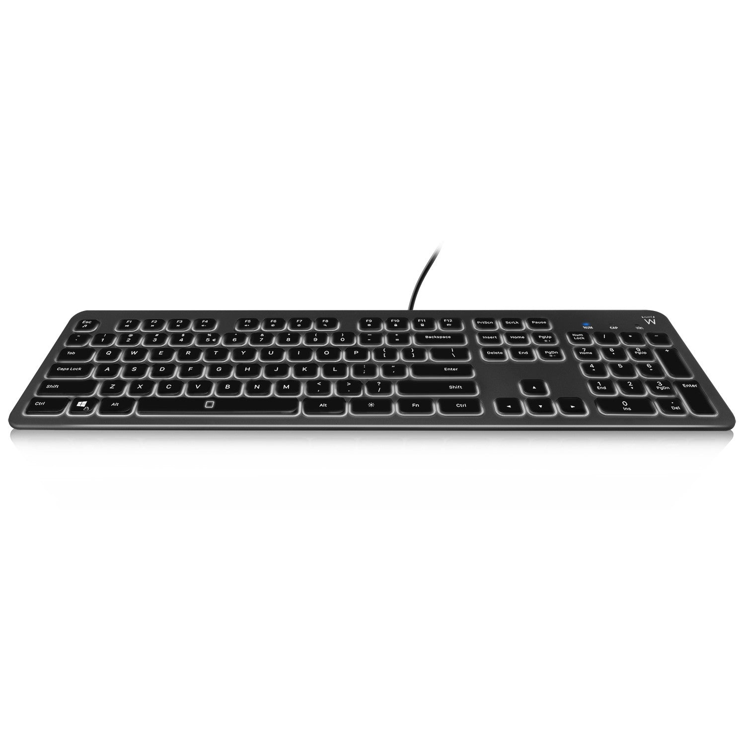Teclado usb multimedia ewent ew3269 con retroiluminacion Frikytopia