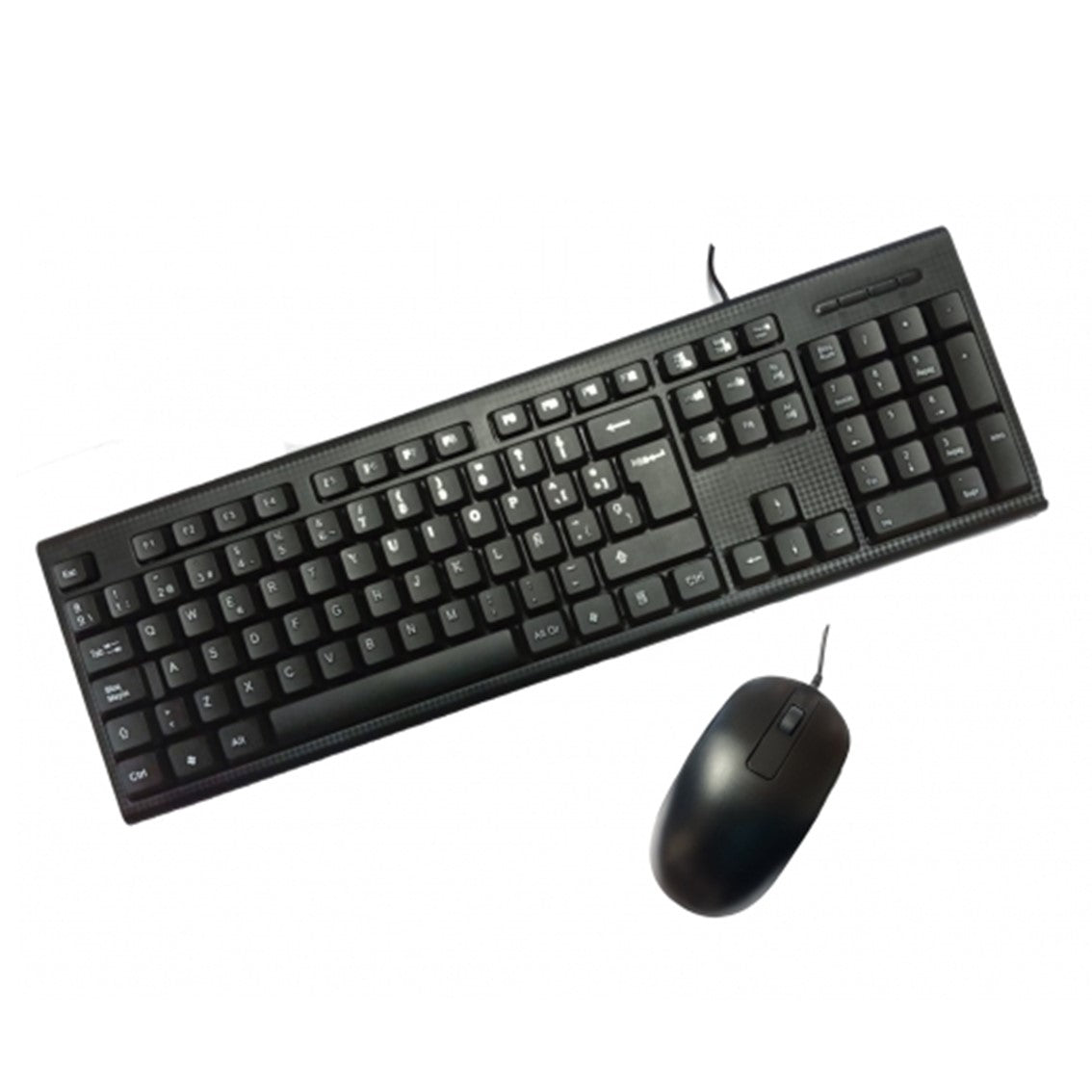 Kit teclado + raton pc case usb negro pcc - ktr - 001 Frikytopia