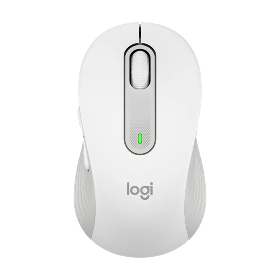 Mouse raton logitech m650 mediano optico wireless inalambrico blanco crudo Frikytopia