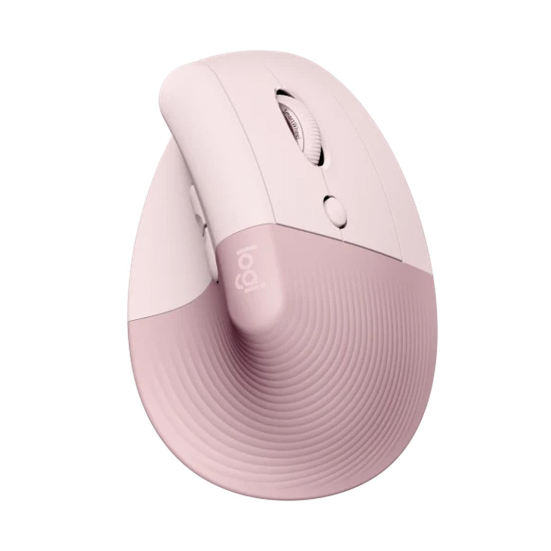 Mouse raton vertical logitech lift 6 botones 4000 dpi wireless inalambrico rosa Frikytopia