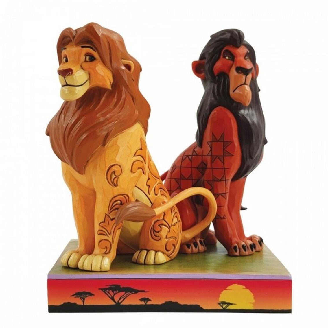 Figura enesco disney el rey leon simba y scar Frikytopia