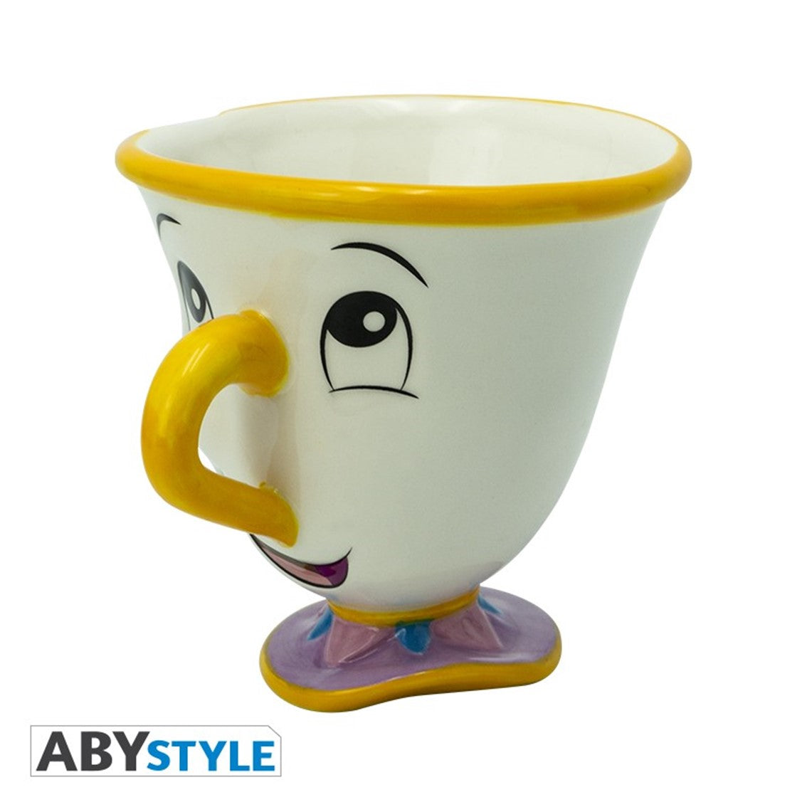 Taza 3d abystyle disney la bella y la bestia -  chip Frikytopia