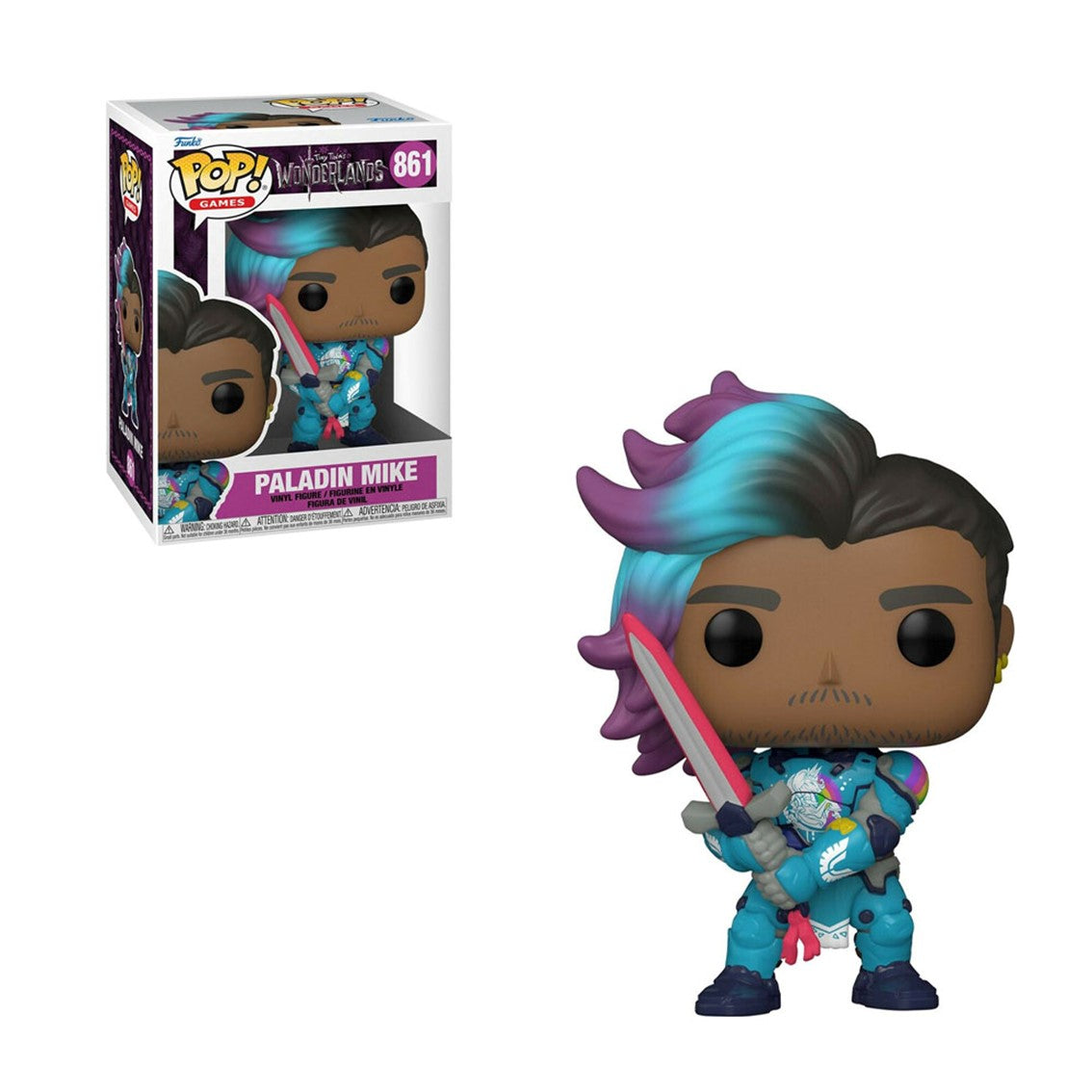 Funko pop videojuegos tiny tina wonderland paladin mike 59334 Frikytopia
