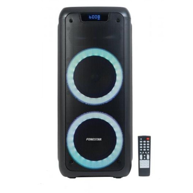 Altavoz portatil fonestar party - duo bluetooth -  100w - mando a distancia Frikytopia