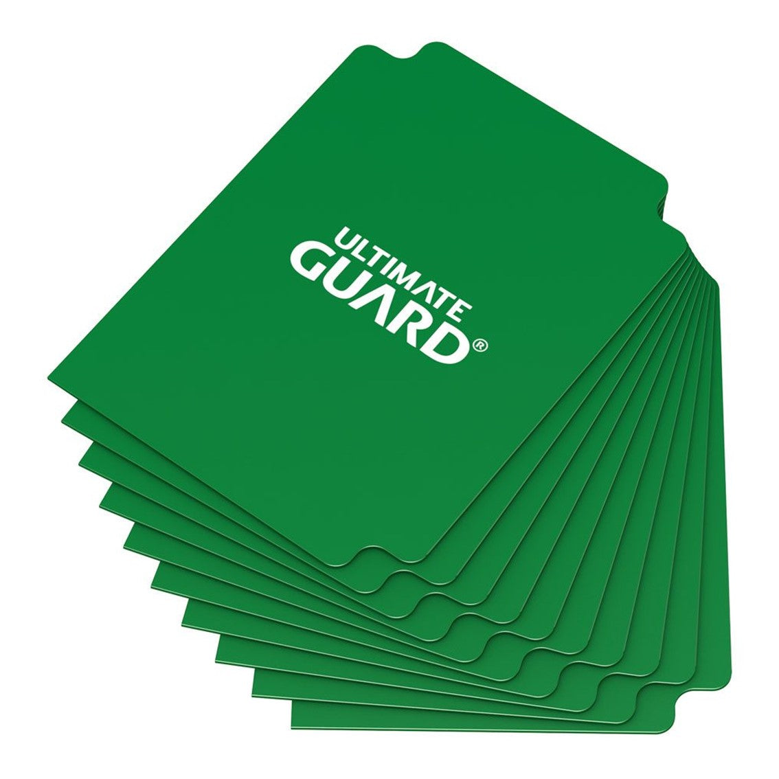 Ultimate Guard Card Dividers Tarjetas Separadoras para Cartas Tamaño Estándar Verde (10)