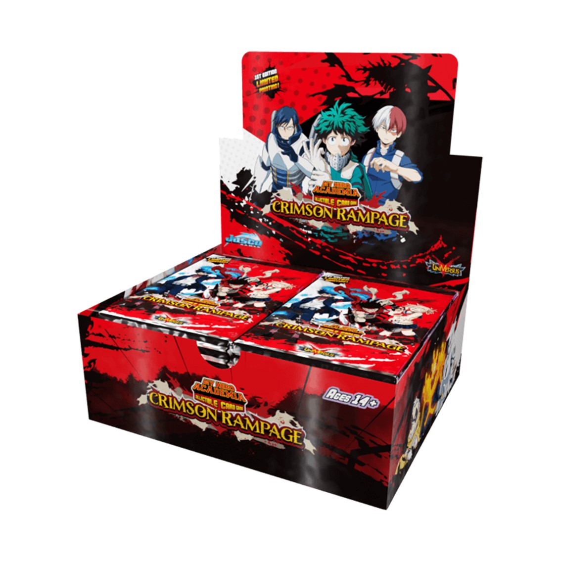 Juego de cartas my hero academia booster pack crimson rampage 24 unidades Frikytopia
