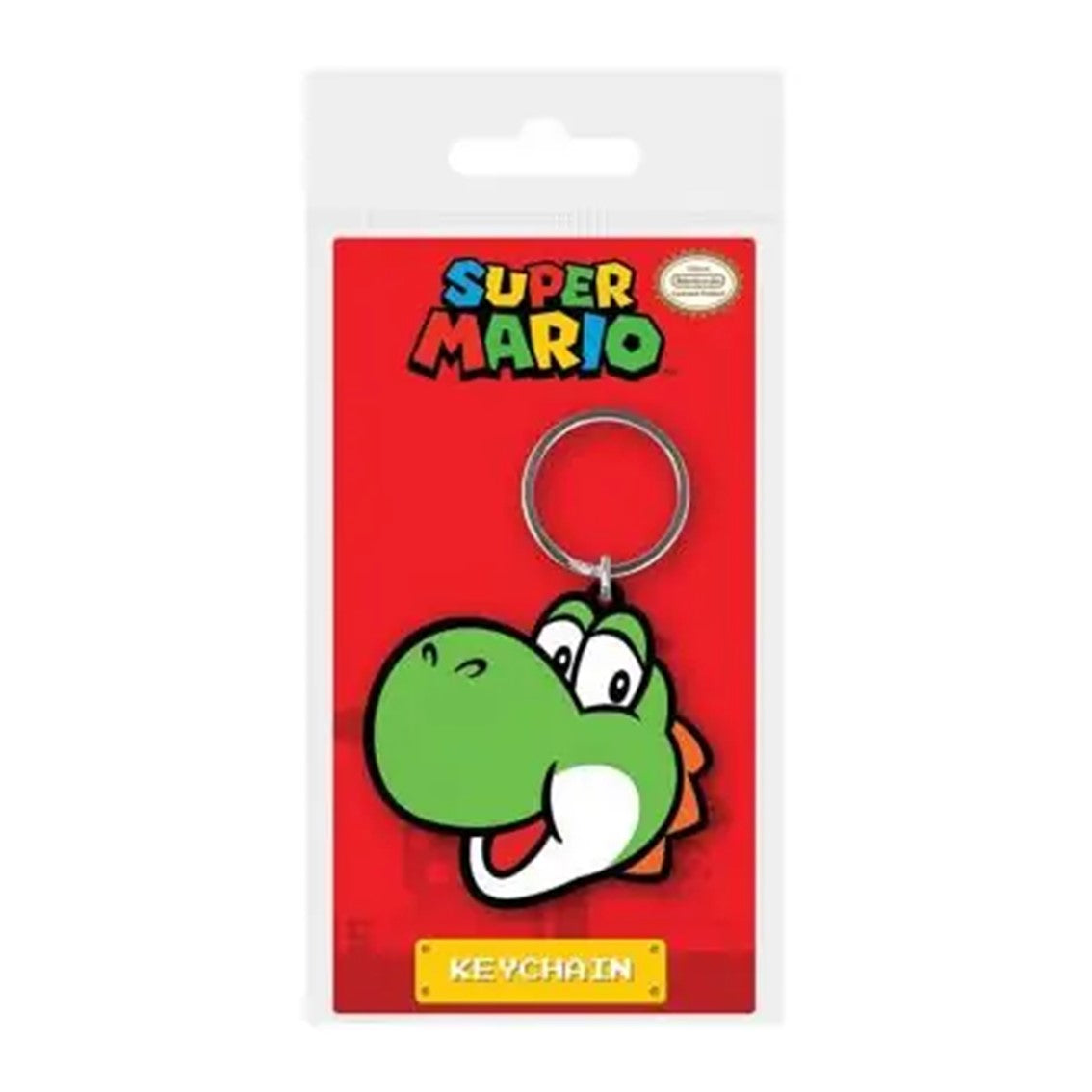 Super Mario Llavero caucho Yoshi 6 cm