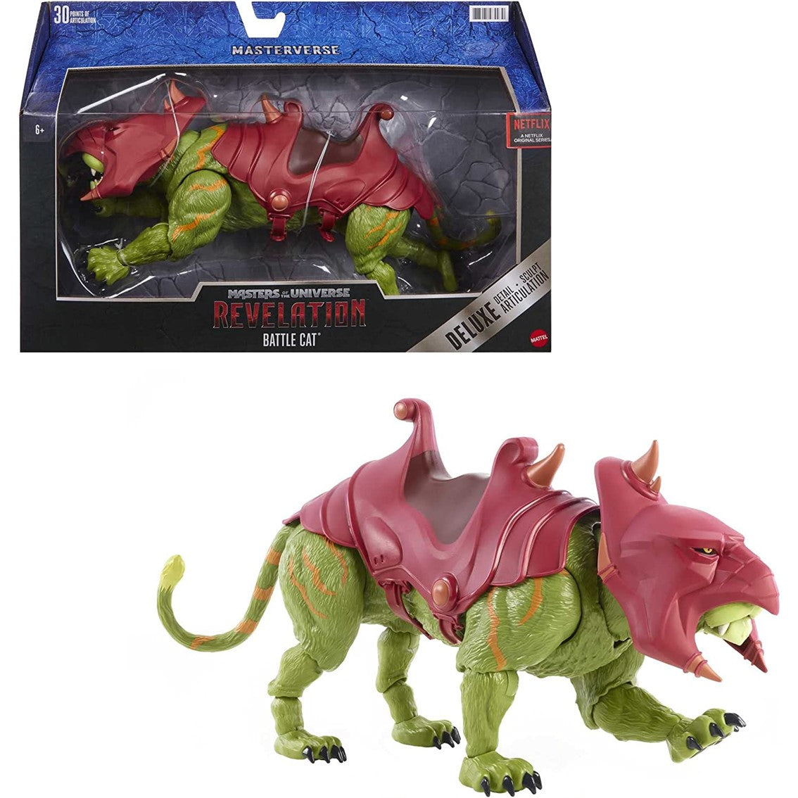 Figura mattel masters of the universe revelation masterverse battle cat Frikytopia