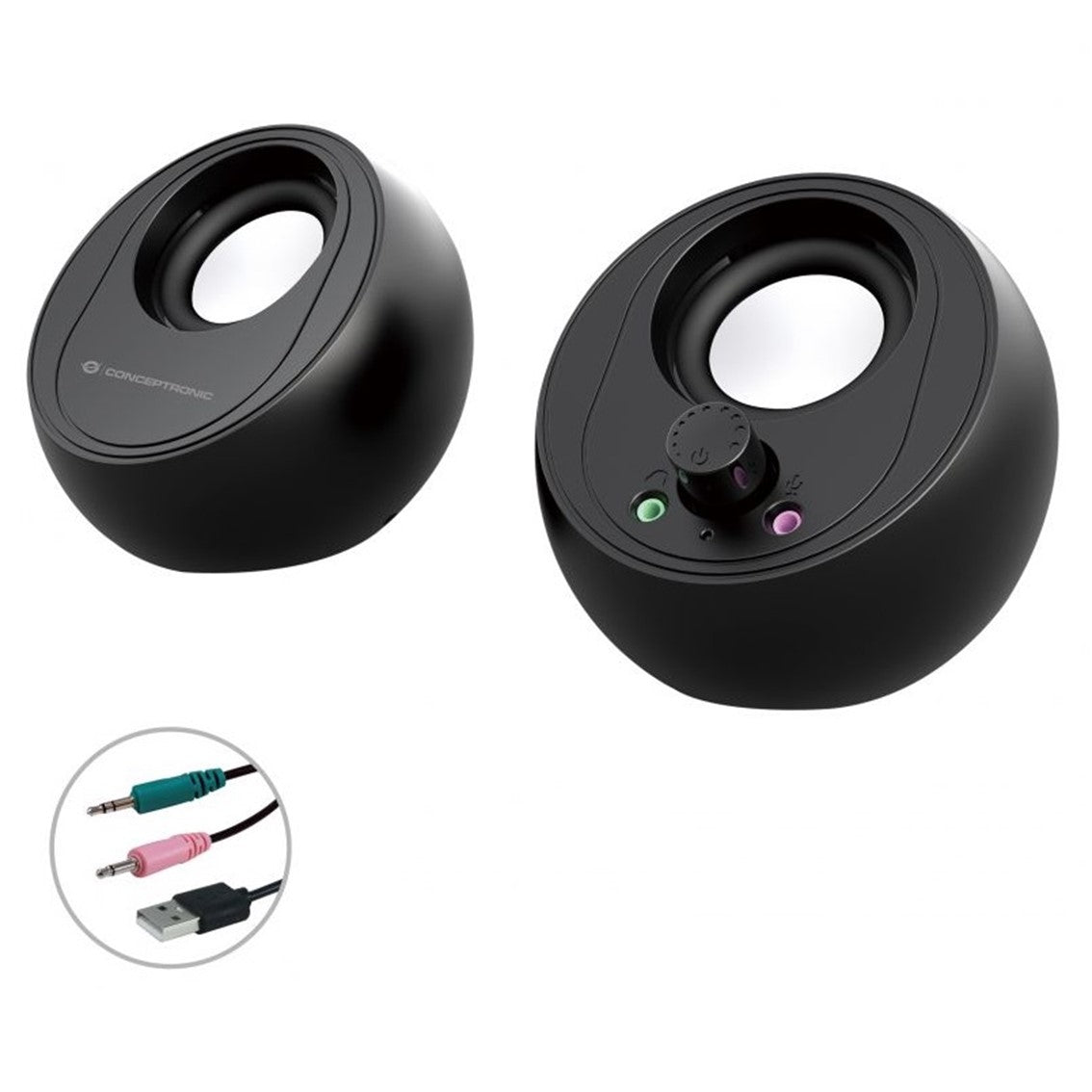 Altavoces conceptronic bjorn01b - 10w - negro Frikytopia