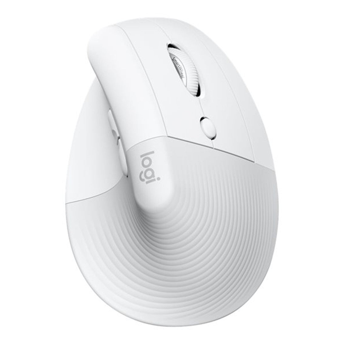 Mouse raton vertical logitech lift para mac 6 botones 4000 dpi wireless inalambrico blanco hueso Frikytopia