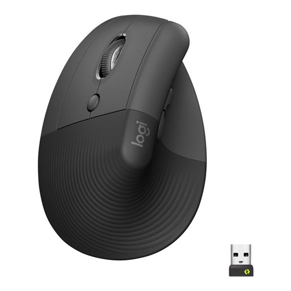 Mouse raton vertical logitech lift for business para zurdos 6 botones 4000 dpi wireless inalambrico grafito Frikytopia
