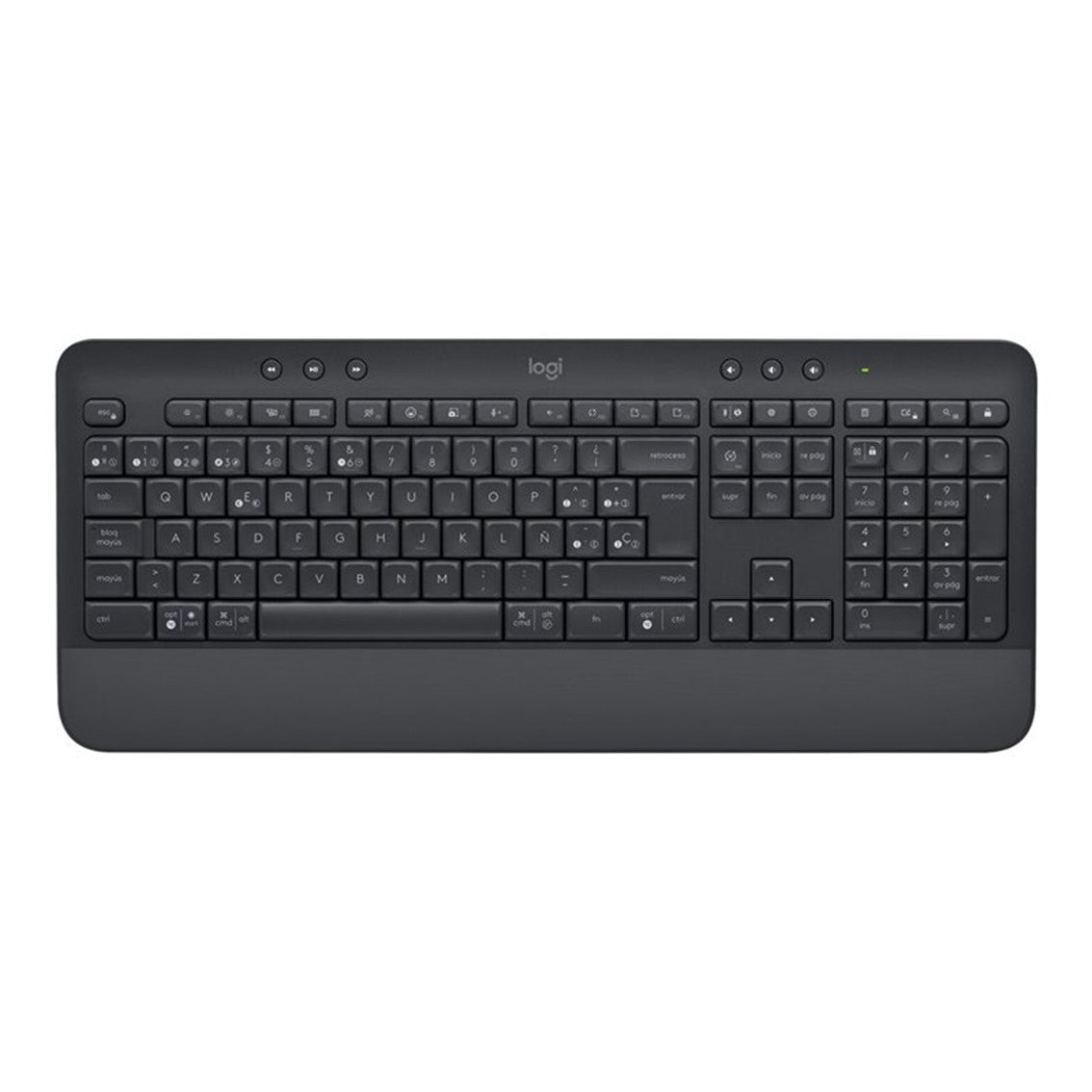 Teclado logitech signature k650 wireless inalambrico grafito Frikytopia