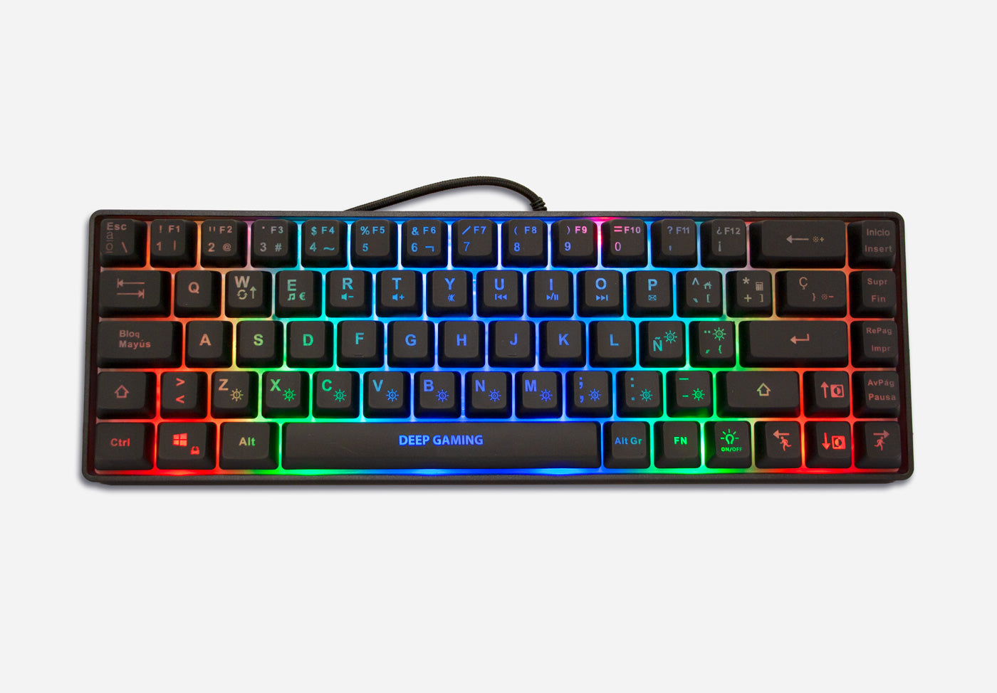 Teclado gaming coolbox mini tm065 Frikytopia