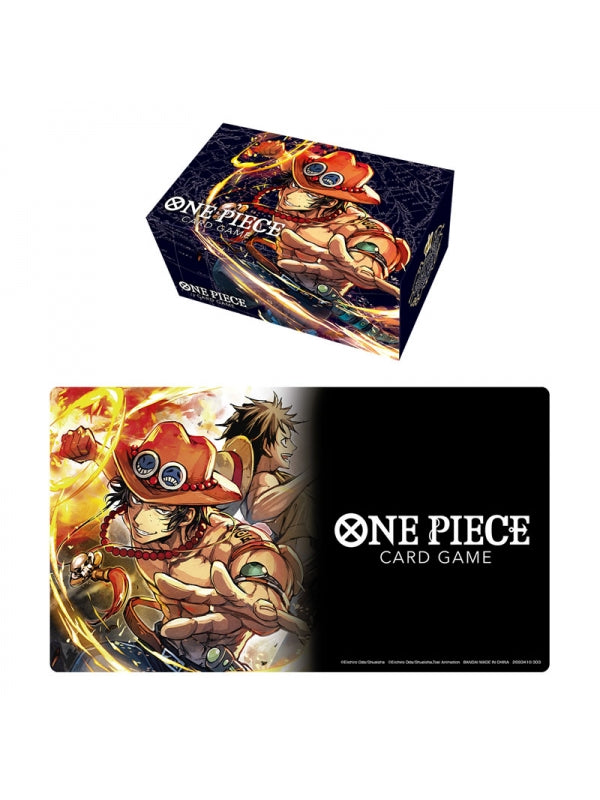 Tapete y caja de almacenamiento one piece portgas d ace Frikytopia