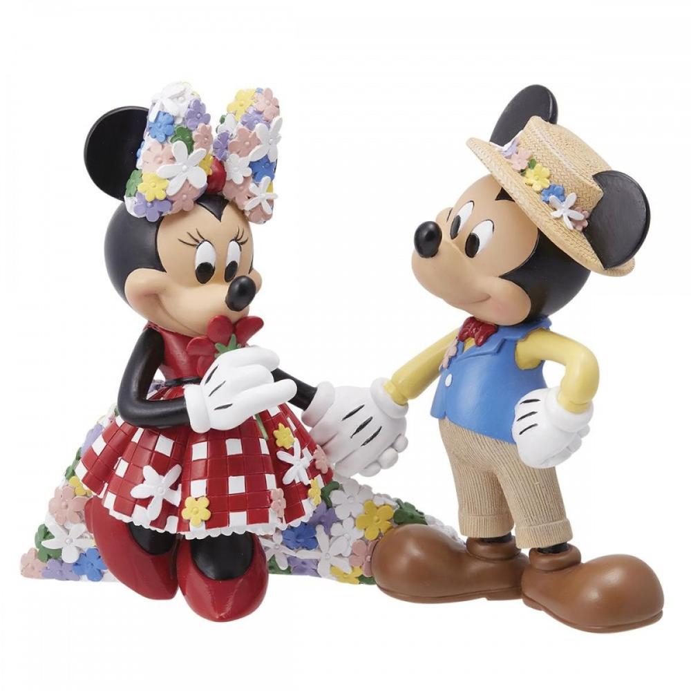 Figura enesco disney mickey y minnie botanica Frikytopia
