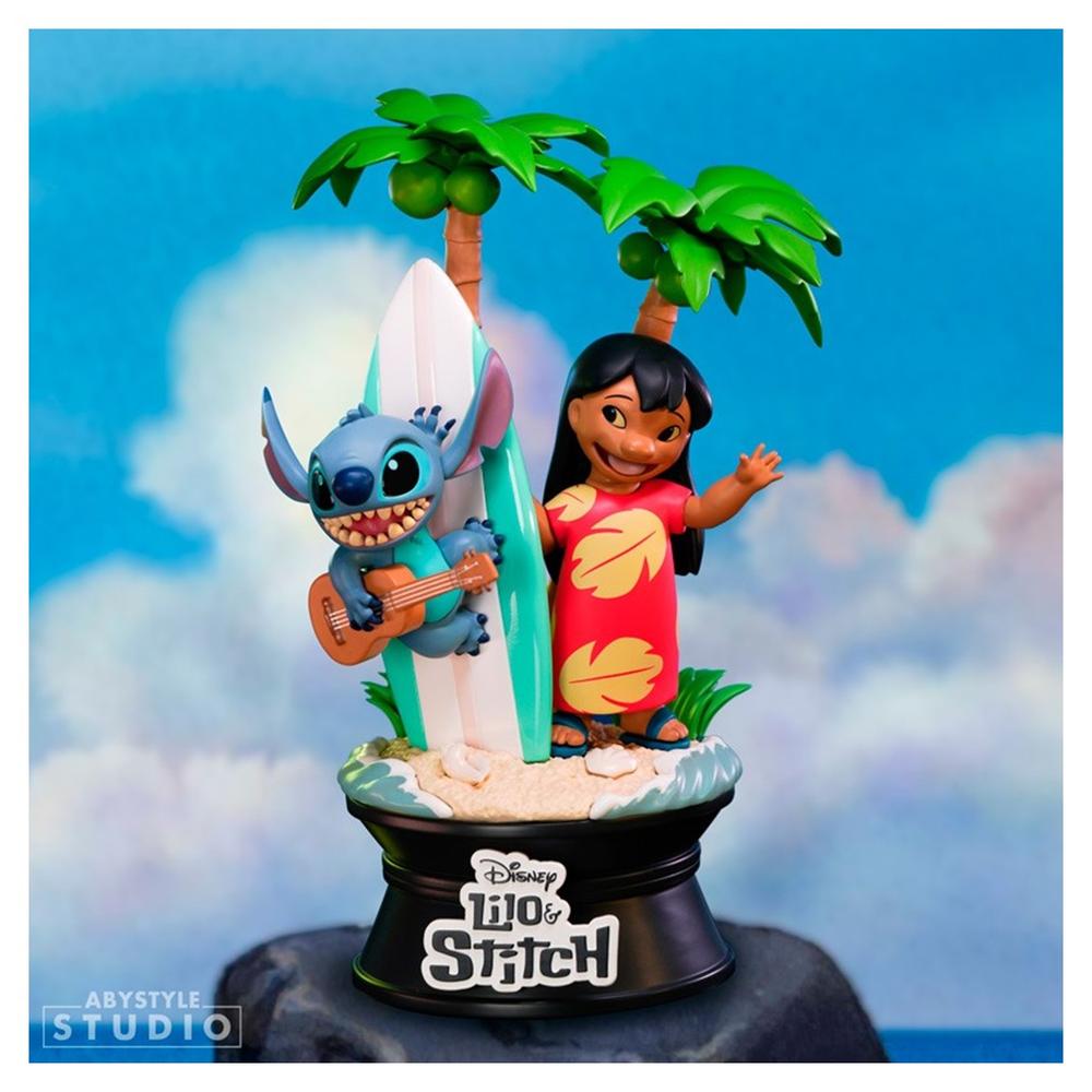 Figura abystyle disney lilo stitch lilo stitch con tabla de surf Frikytopia