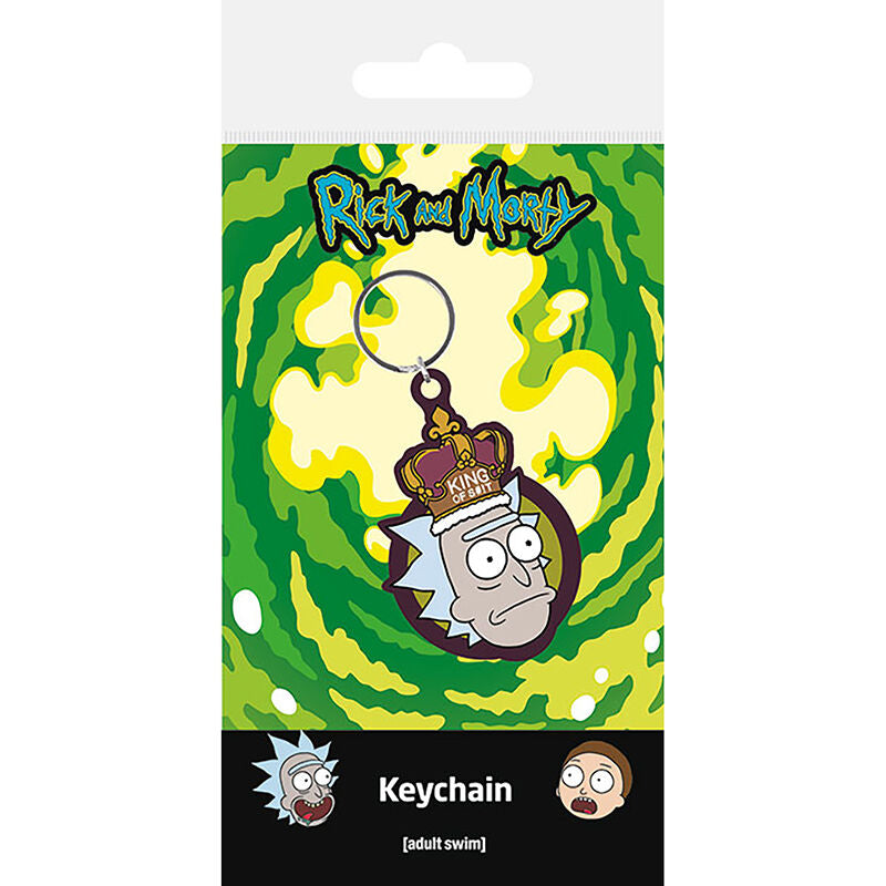 Rick and Morty Llavero PVC King of S**t