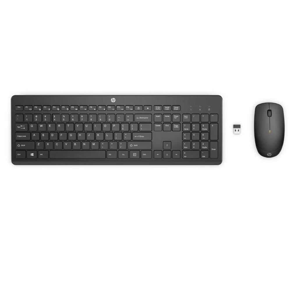 Teclado + raton hp inalambrico 230 negro Frikytopia