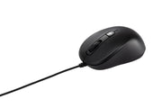 Mu101c ratón asus silencioso con cable y sensor azul